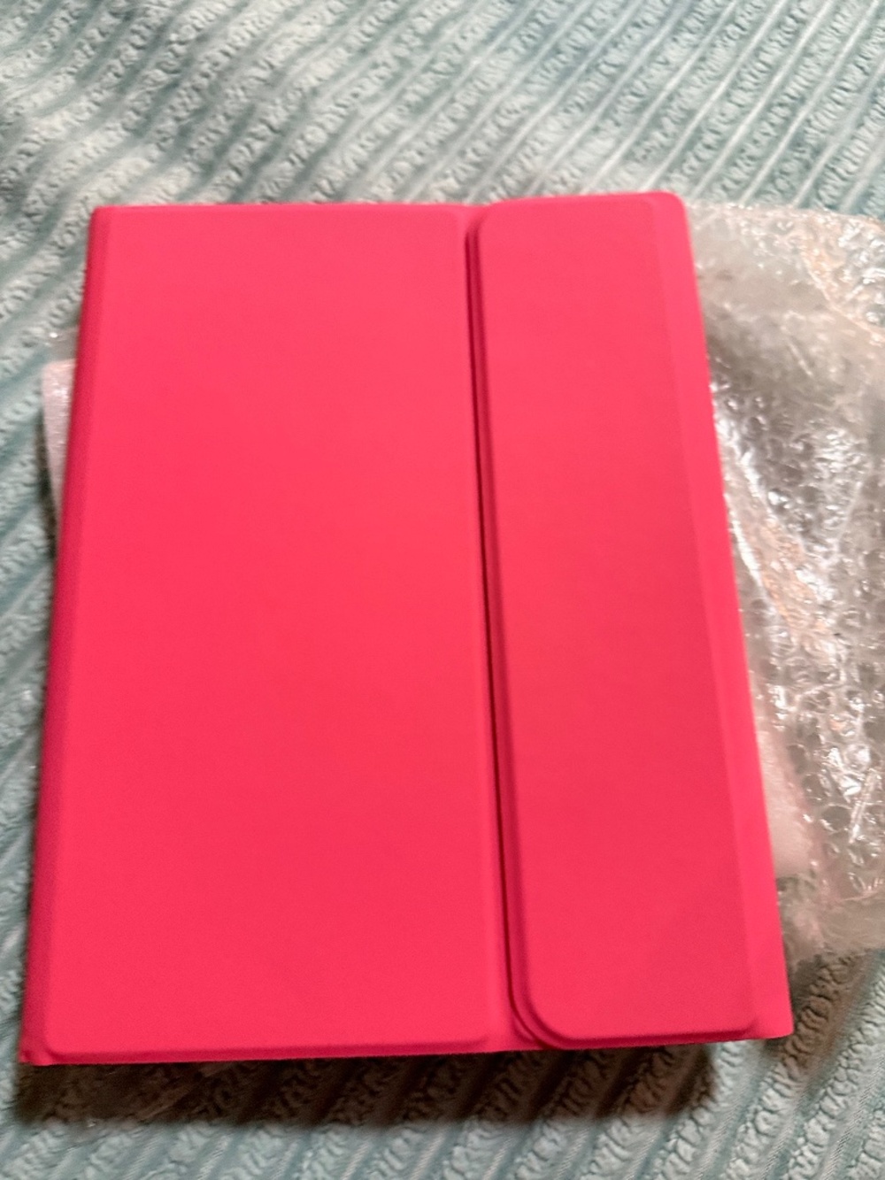 Pink Bluetooth Keyboard Case with Touchpad for Tablet 9-11" Folio Cover